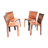 Suite de 4 chaises CAB412 Mario Bellini