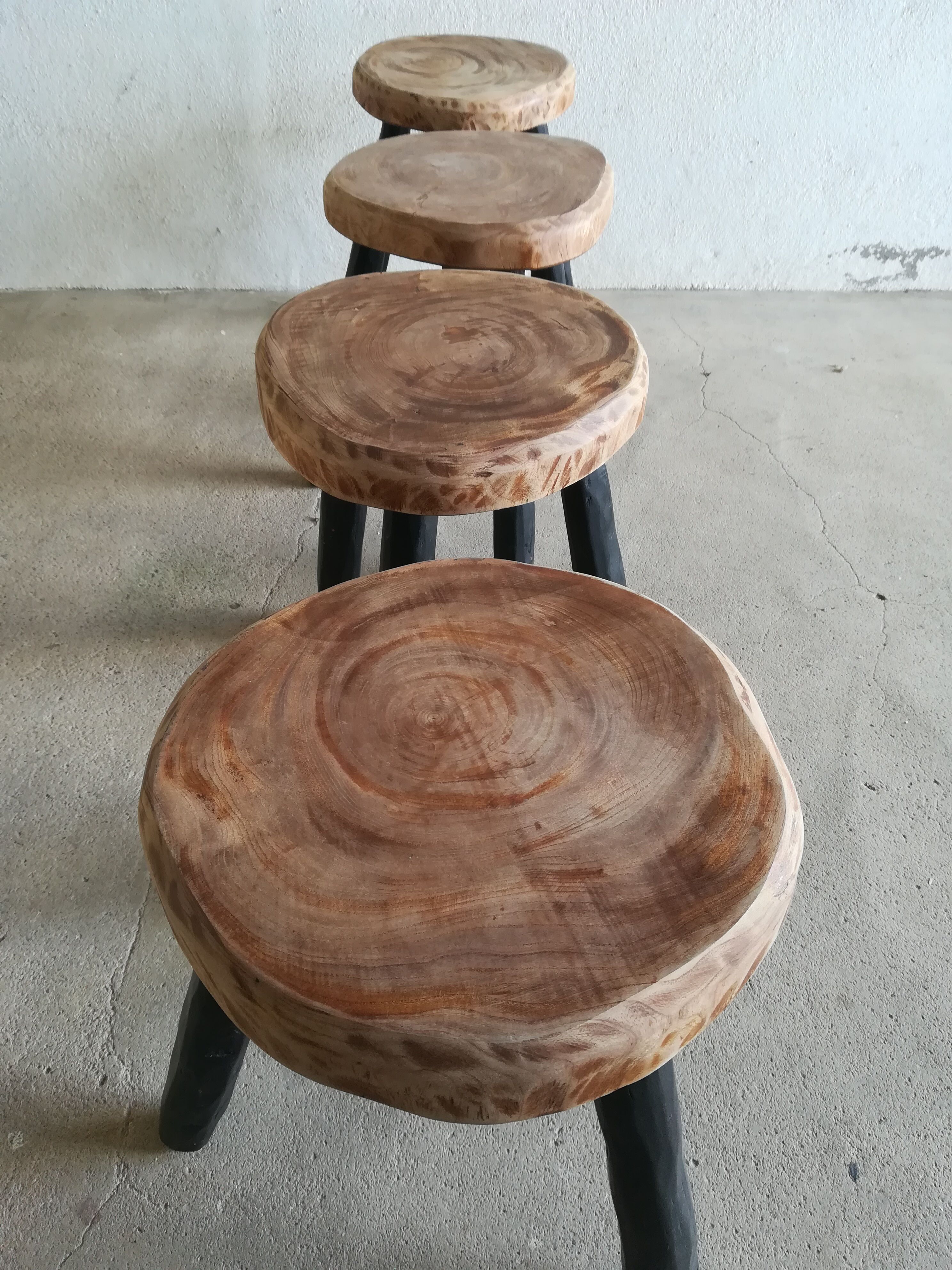Lot of 4 stools