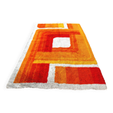 Tapis tufté à la main Mid Century Modern