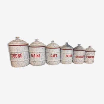 Spice pots in earthenware