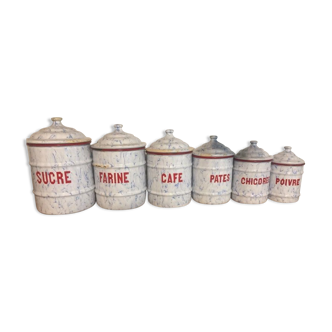 Spice pots in earthenware