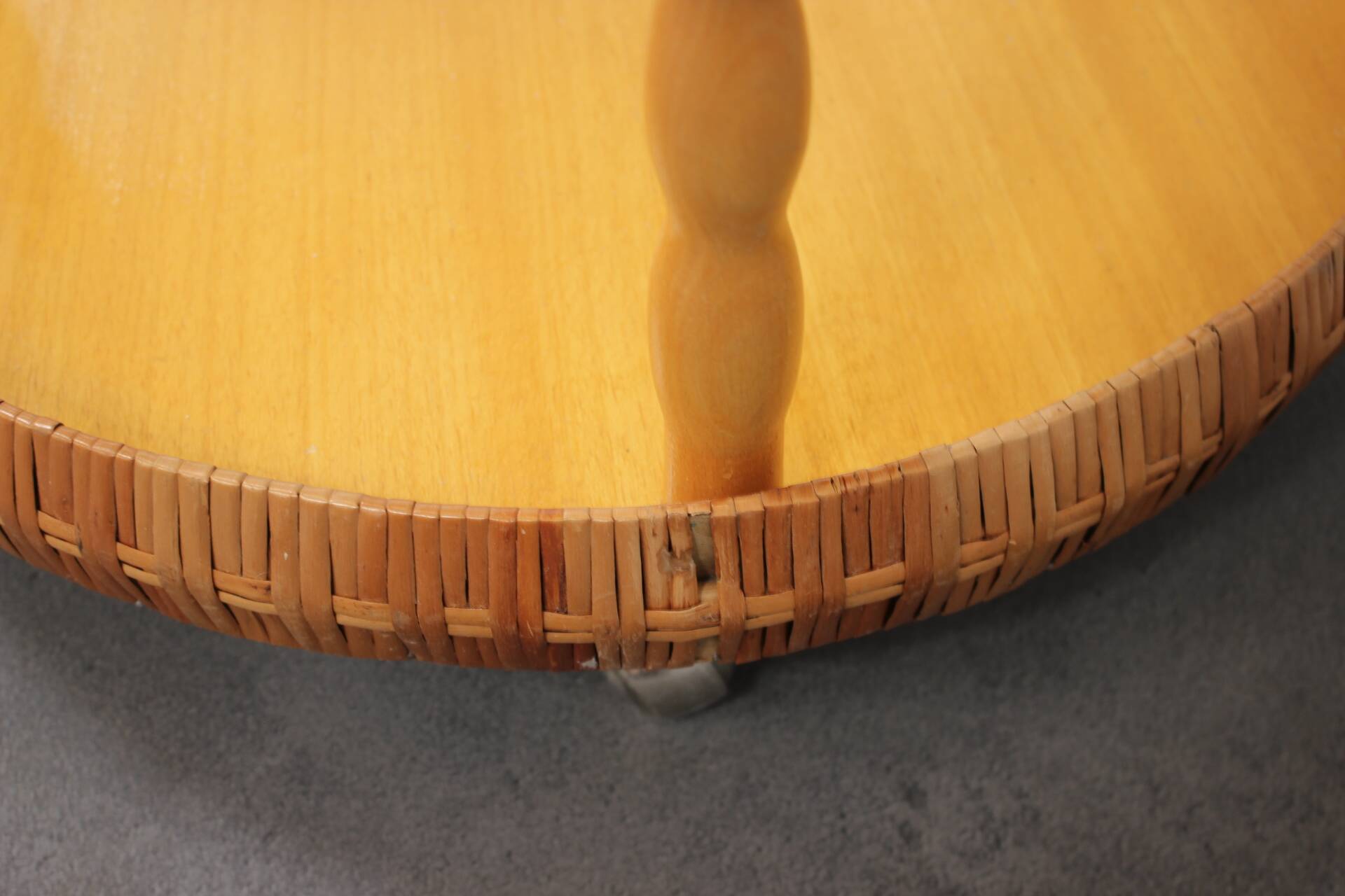 Mid-Century Table on Wheels, 1970s, Czechoslovakia
