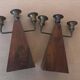 Candle holders pair