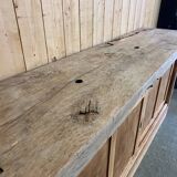 Workbench with sliding doors