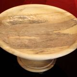 Italian 19th Century Neoclassical Marble Bowl on Pedestal or Tazza Centerpiece