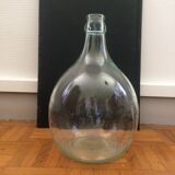 Dame jeanne en verre transparent