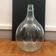 Dame jeanne en verre transparent