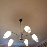 Chandelier 5 arms, 1950