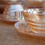 6 tasses à espresso et soucoupes « Gondolo » Design inspiré de l'Art déco