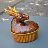 Vintage porcelain deer terrine