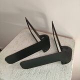 Pair of bookends sheet metal ravel gras Clamart