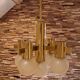 Brass globe chandelier by Hans Agne Jakobsson from the 1960s