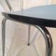 Blue formica chair