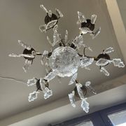 Crystal pendant chandelier 19th century