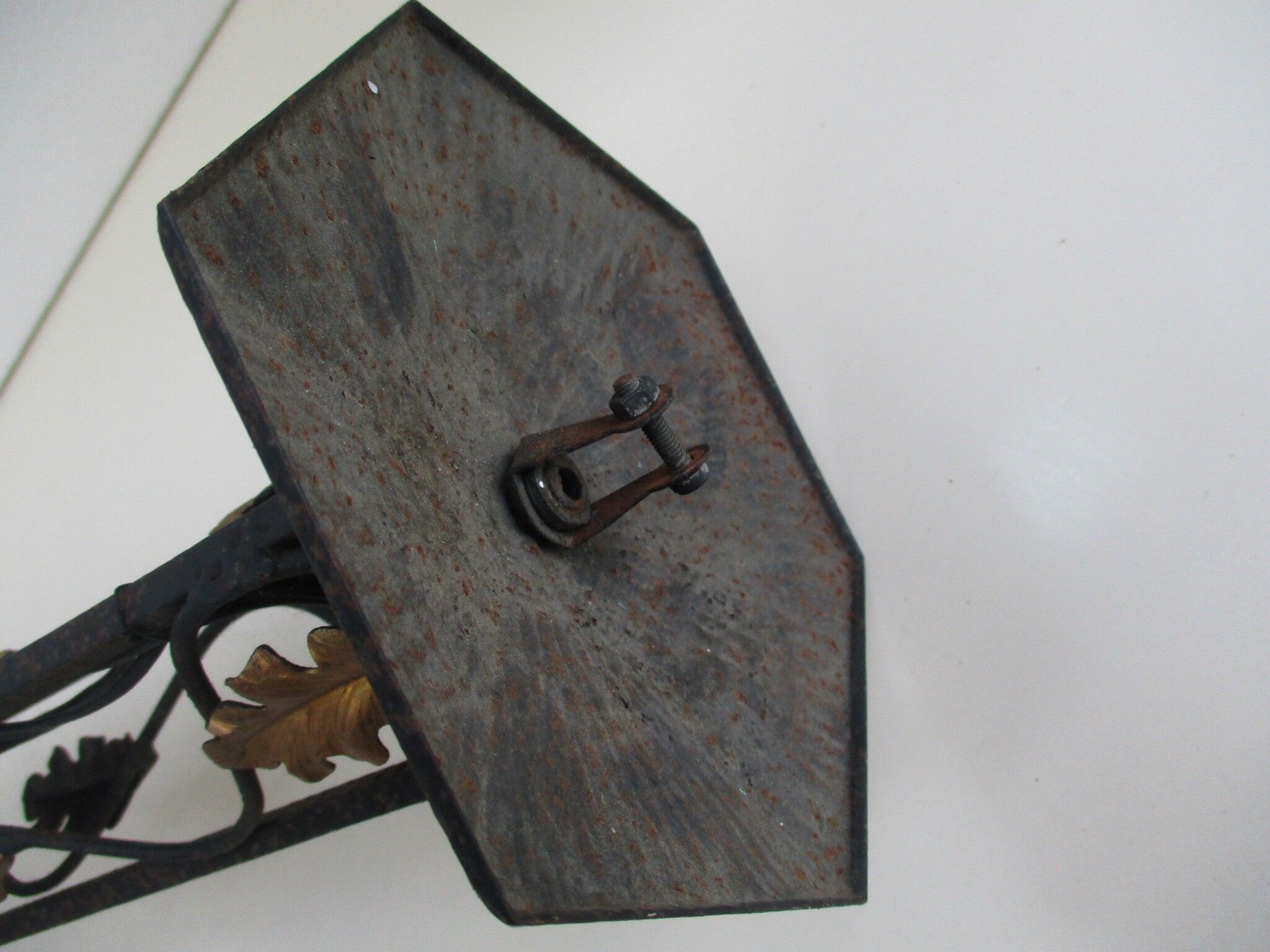 Wrought iron luster 3 branches day offpasped