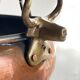 Cache-pot suspendu aux 3 buffles vintage