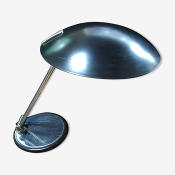 Lampe de bureau articulée aluminor, chrome et métal noir