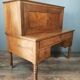 Secretary in stepped period Louis Philippe XIX th in walnut.
