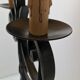 Lampadaire tripode en bronze style Louis XV