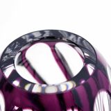Bohemian crystal vase Johannes Oertel & co Haida
