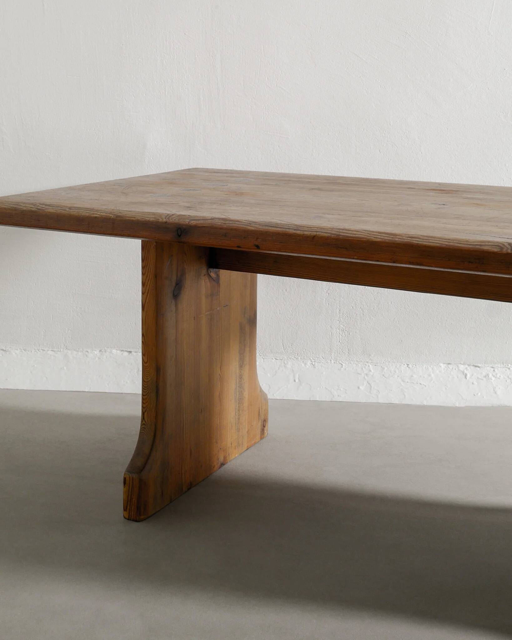 Vintage Swedish Sofa Coffee Table in Pine, 1930s