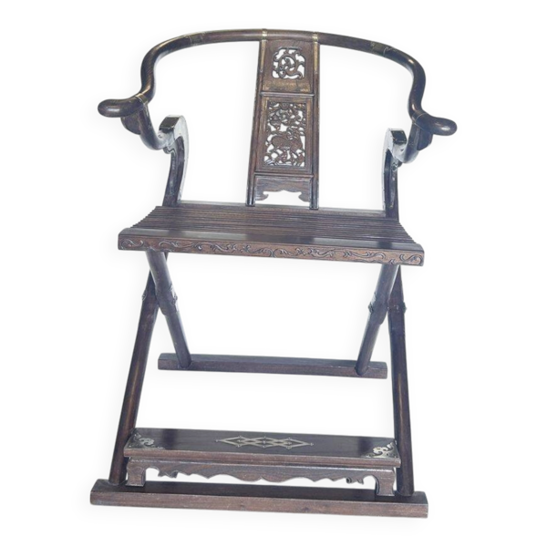 Fauteuil chinois empereur pliable