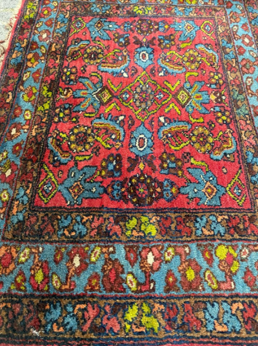 Mahal carpet late mid century 82x58cm