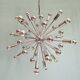 Lustre Sputnik XXL en métal chromé, années 70