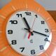 Horloge japy - formica orange - 1960