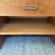 Vintage beech bedside table from the 1970s.