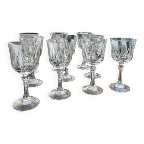 10 Verres à pied