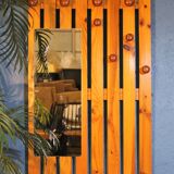 "Planches" wall coat holder 1980s