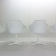 Maurice Burke set of 4 armchairs model No. 116 for Arkana, Space Age 1960's