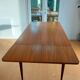 Large extendable designer dining table (seats 6 to 10), vintage, from the end of the 60s