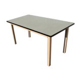 Table formica blue 1960 1970s