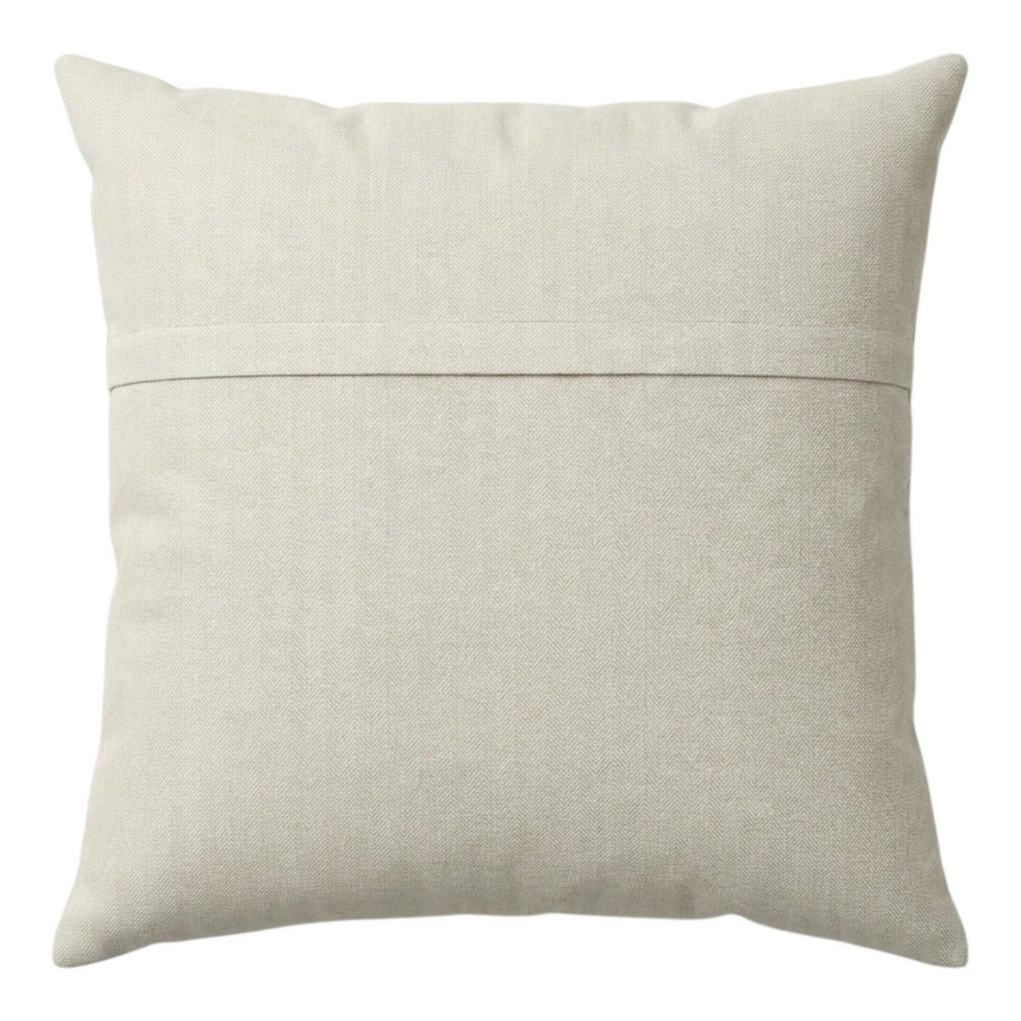 Housse de coussin brodée vintage 48x53 cm