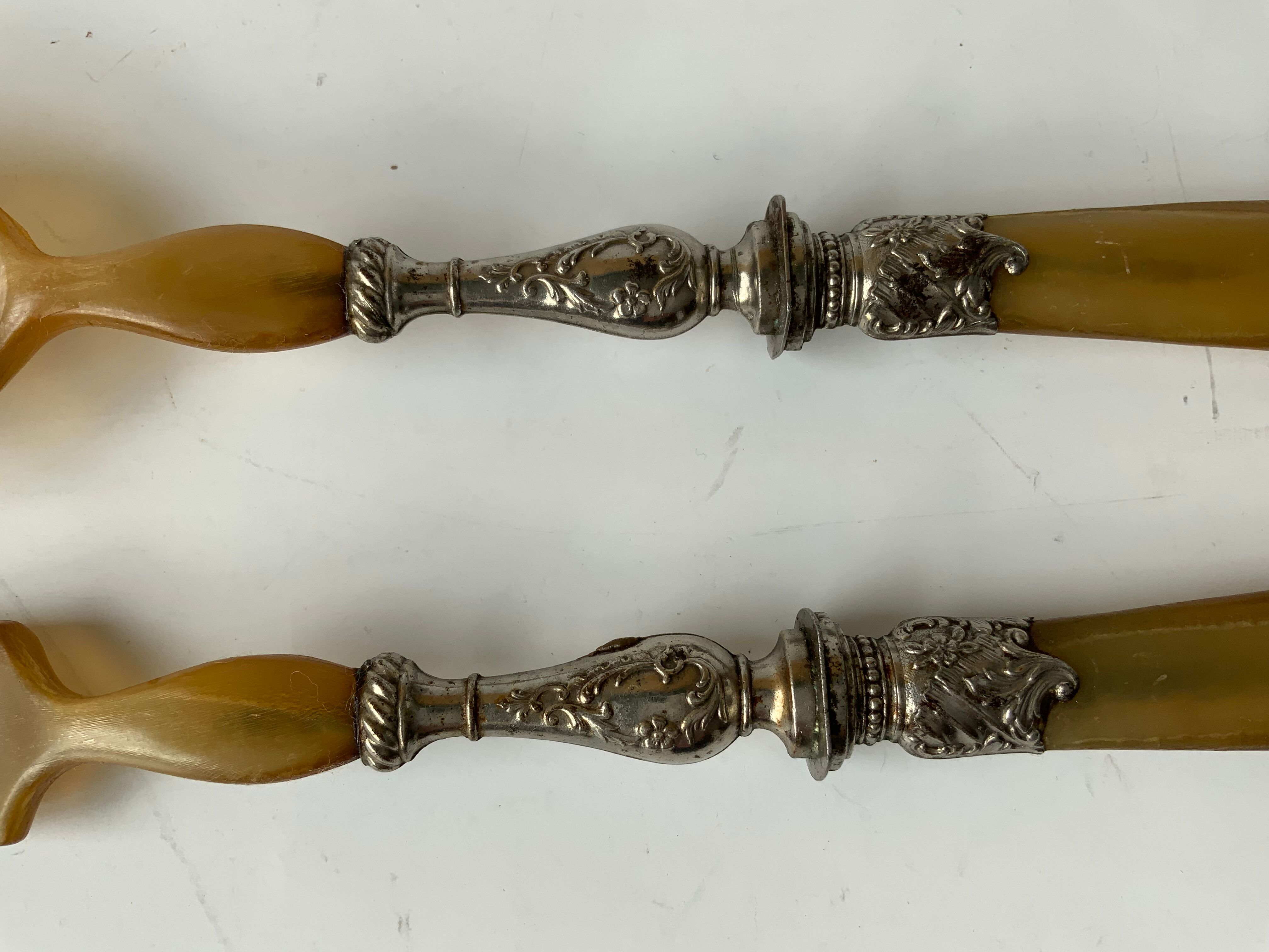 Salad cutlery sleeves horn Selency x Monoprix Croisé Laroche