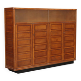 Vintage wardrobe in the style of Anonima Castelli, 1960s design.