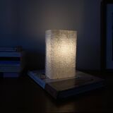 Seventies frosted plastic perspex wall light.