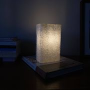 Seventies frosted plastic perspex wall light.
