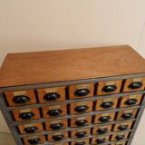 Vintage filing cabinet with 45 drawers