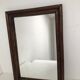 Vintage rattan mirror
