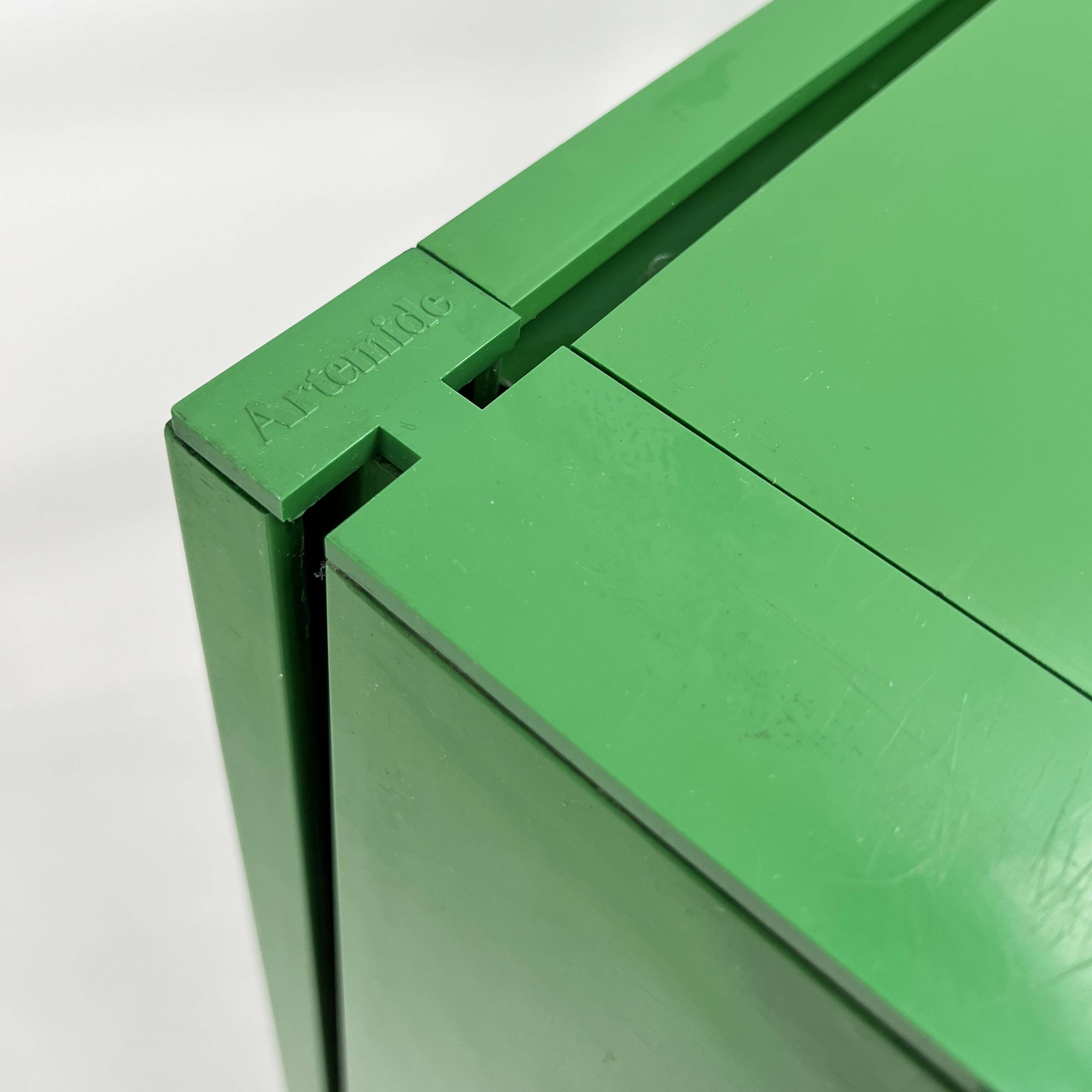 Green "Dodona 300" modular shelf by Ernesto Gismondi for Artemide, 1970