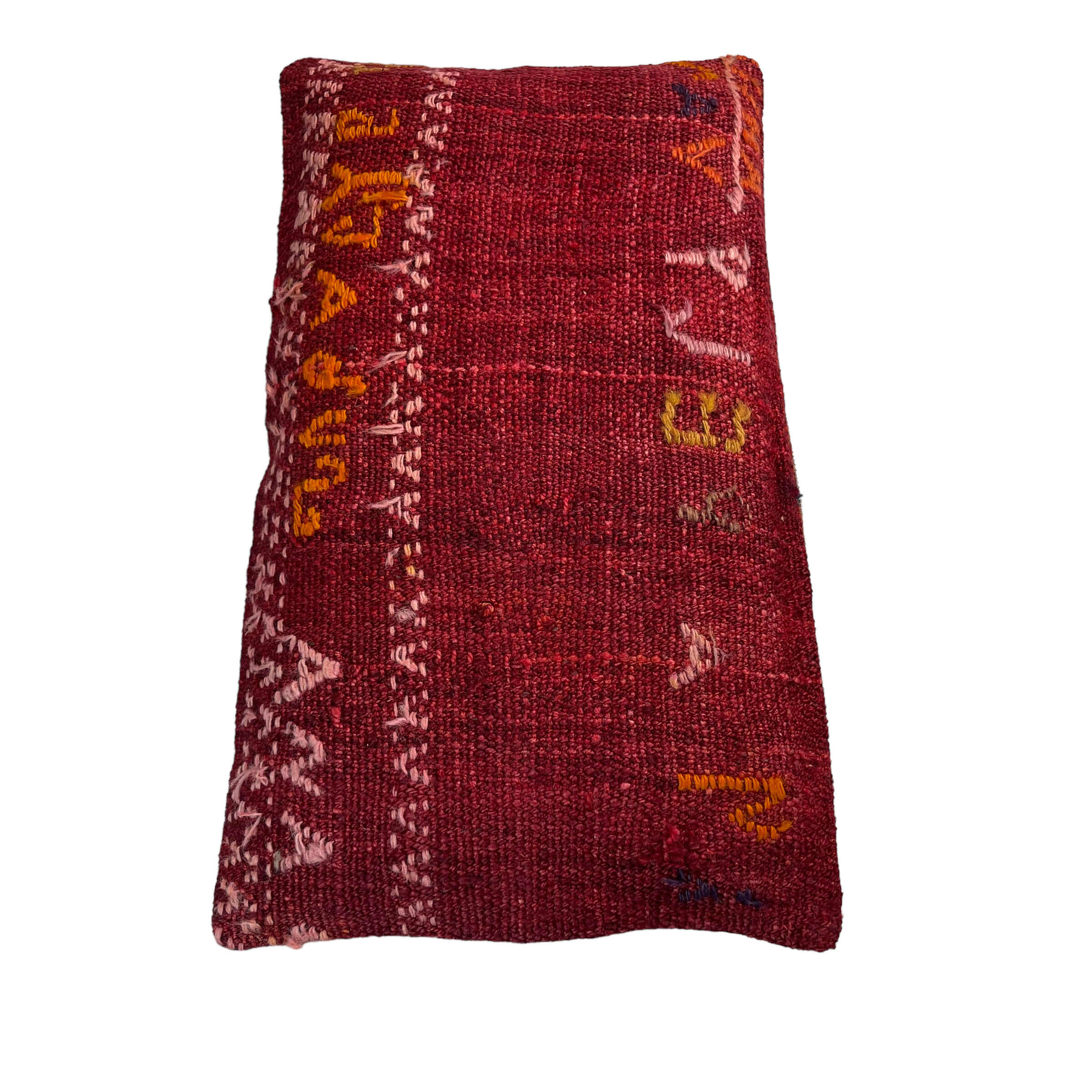 Vintage turkish kilim cushion cover 30x50cm