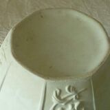 Glazed biscuit earthenware planter