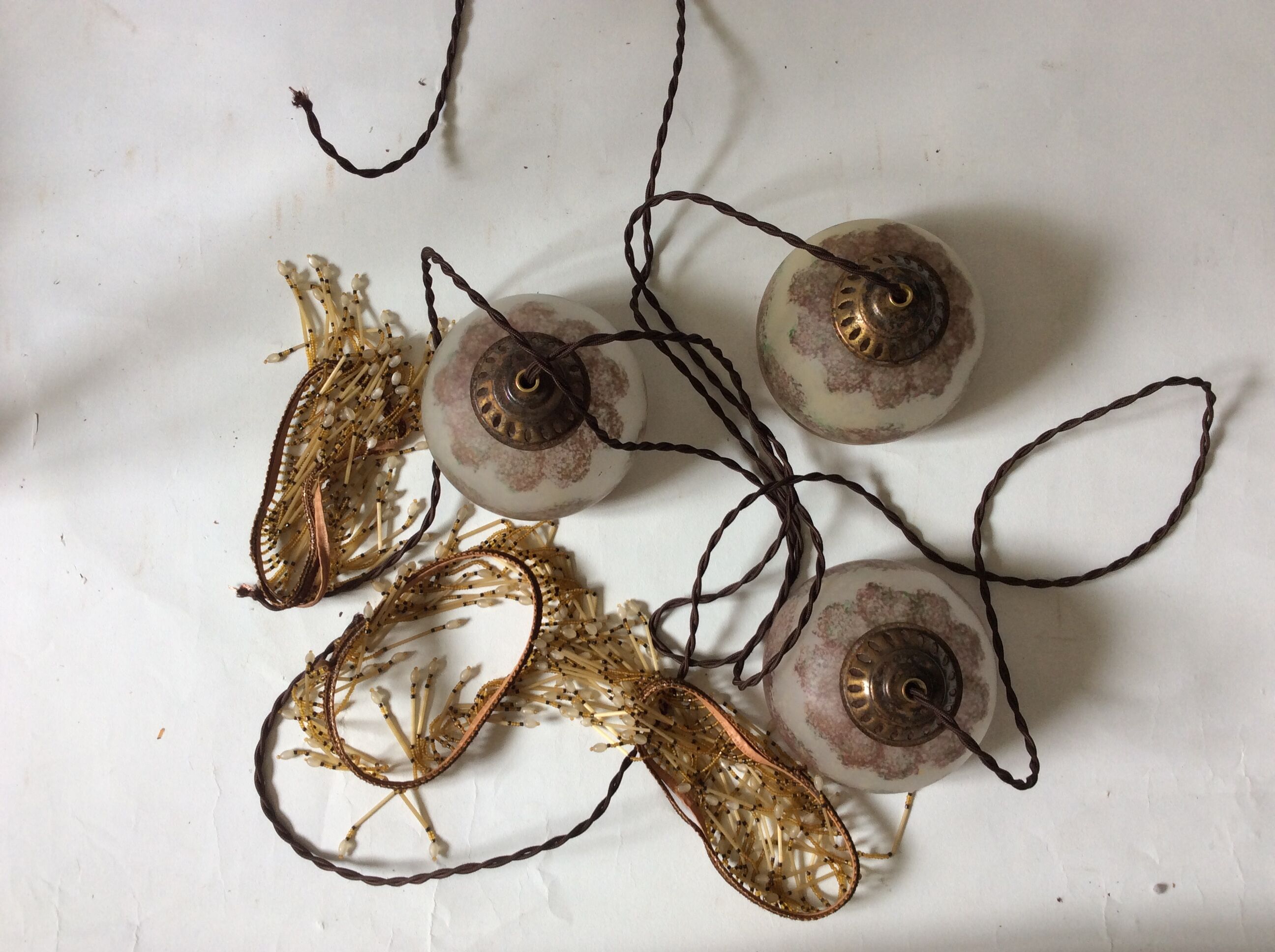 Vintage hanging trio