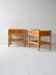 Pair of DUX Scandinavian Nightstands in Bamboo