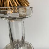 Vintage Textured Glass Vase, 1960s–1970s