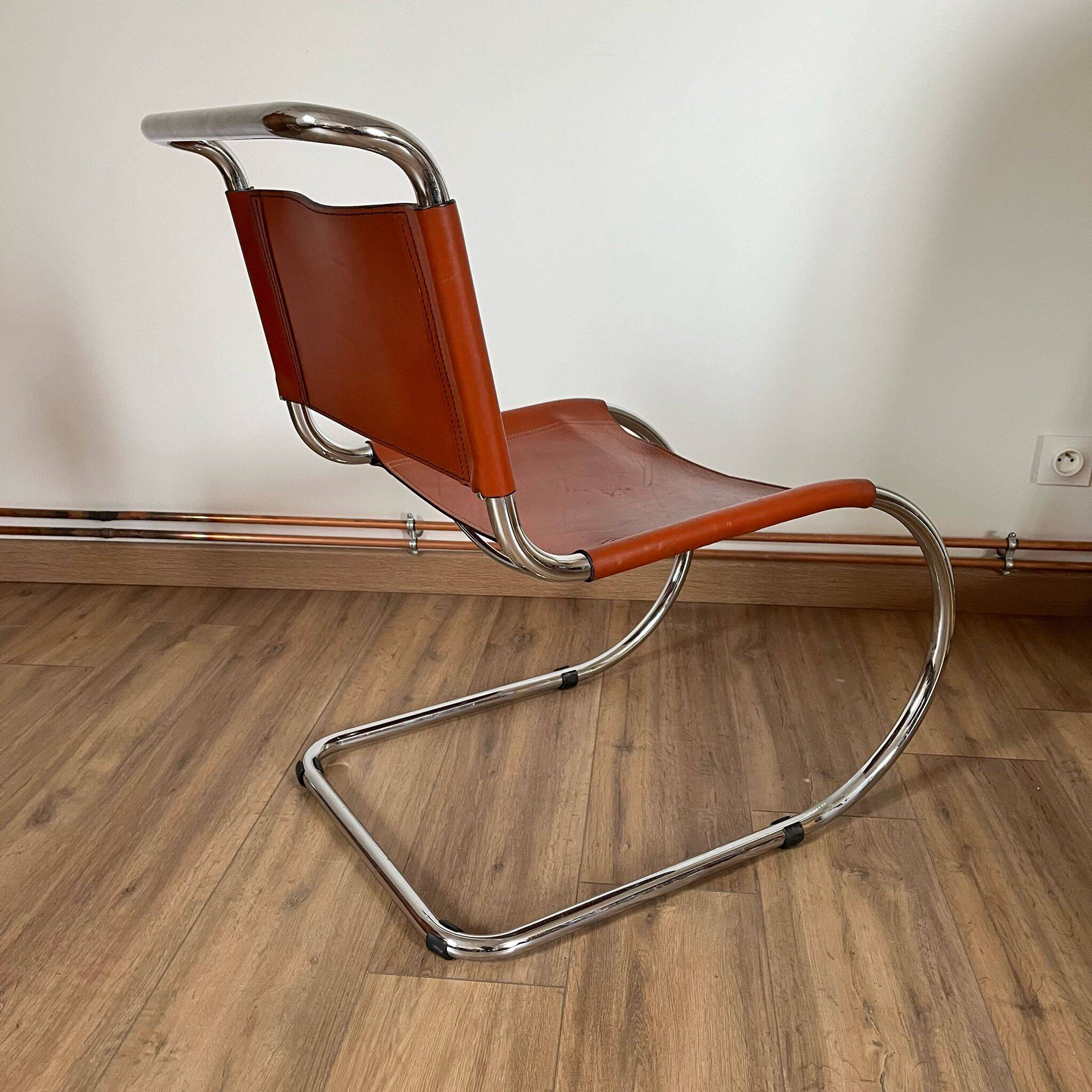 MR10 chair by Mies Van Der Rohe Fasem, 1980