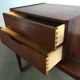Scandinavian rosewood mirror and bench by Aksel Kjersgaard 60s
